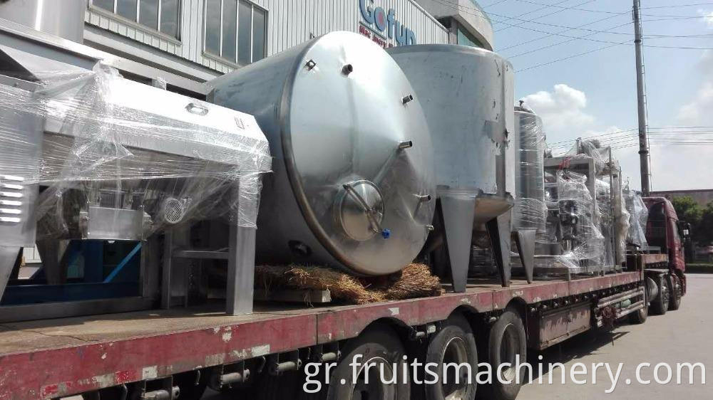 Complete banana fruit drinking juice concentrate production line